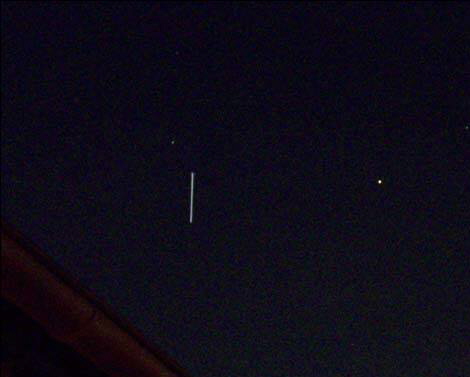 Foto: Die Raumstation ISS ber Datteln