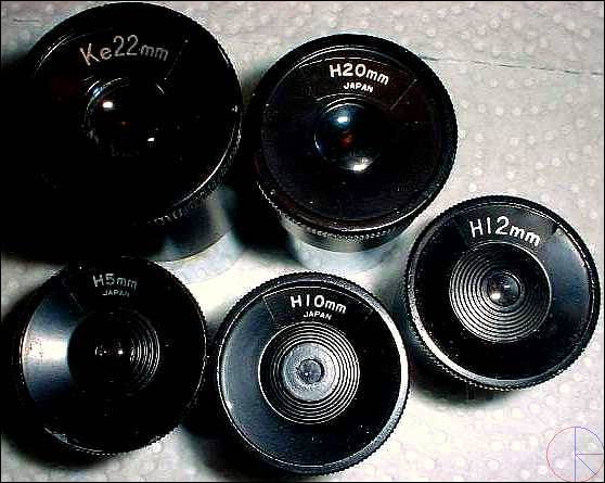Foto: Verschiedene Okulare