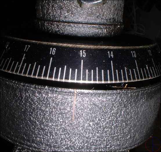 Foto: Gradskala der Stundenachse