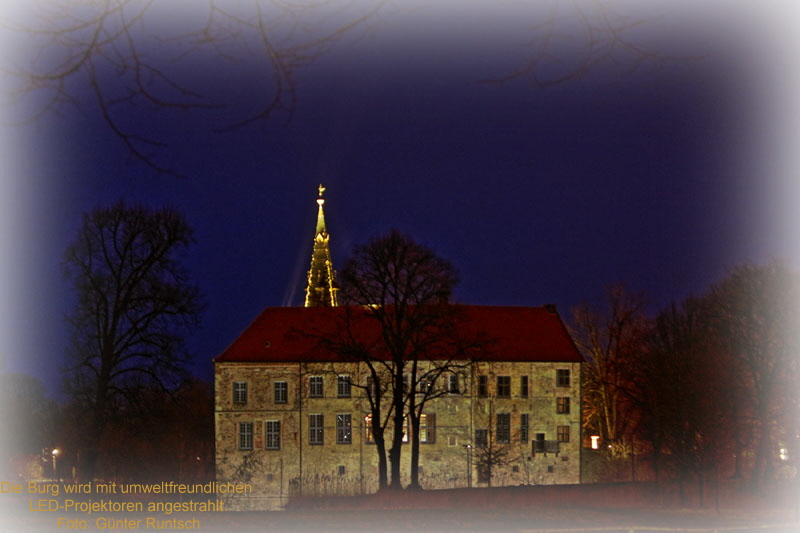 Burg Ldinghausen bei Nacht